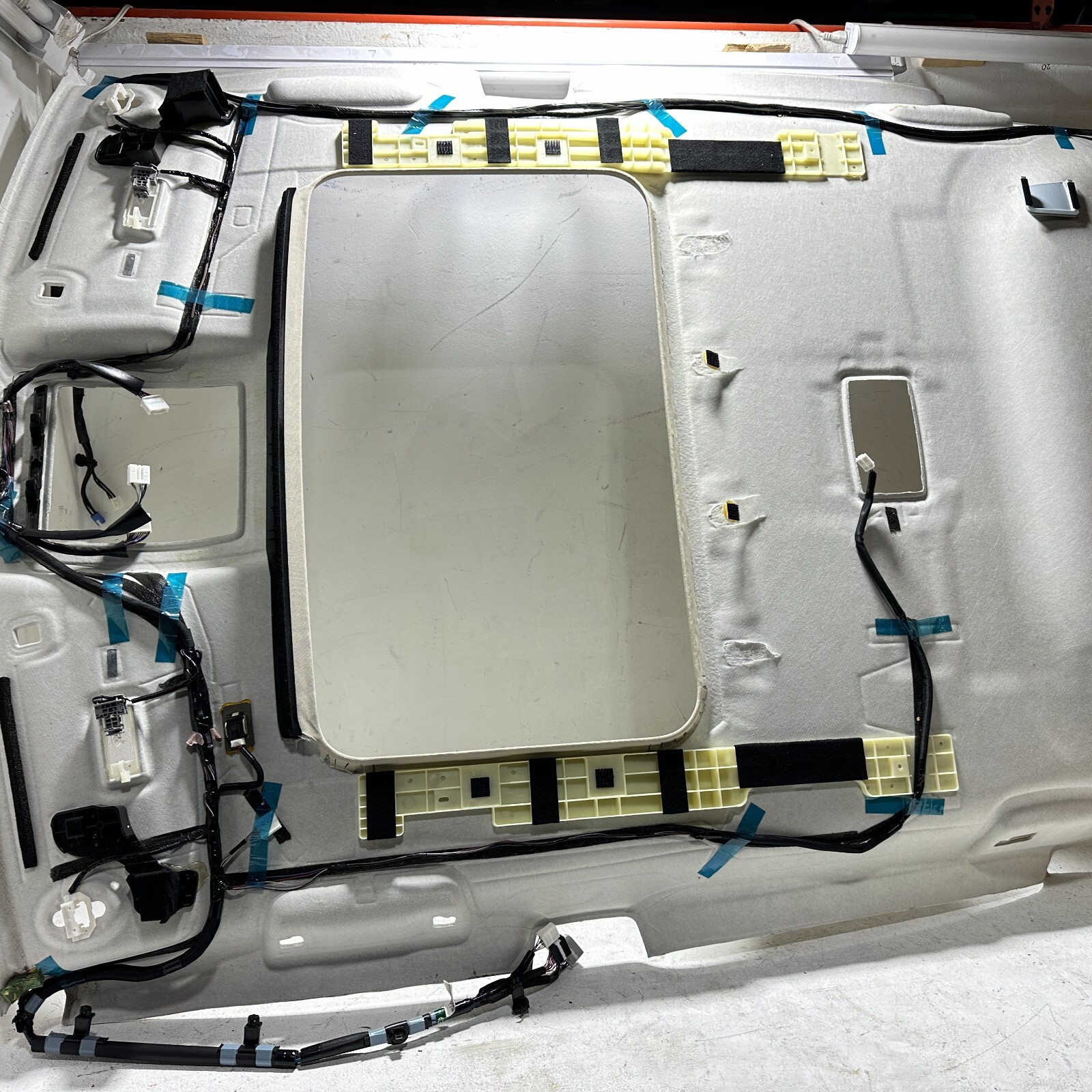 2018-2021 LEXUS NX300 ROOF HEADLINER CEILING PANEL TRIM COVER W/ WIRE OEM CREME