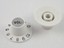 thumbnail 3 - Pair of WHITE WITCH HAT KNOBS 1 VOL. &amp; 1 TONE for USA Gibson or Jazzmaster
