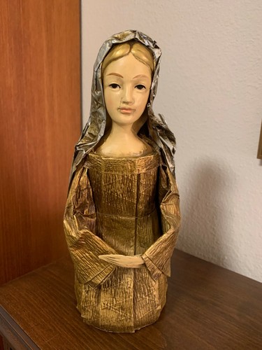 SCHMID BROS. VINTAGE MARY NATIVITY FIGURINE MADE IN JAPAN - Picture 2 of 9