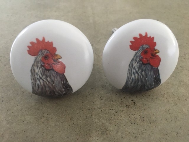 CHEVROLET VETTE HOME DECOR 1 1//2 WHITE CERAMIC KNOB DRAWER CABINET PULL