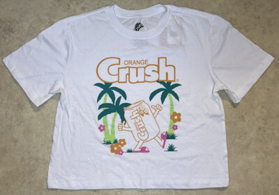 Isaac Morris LTD   Orange Crush   Cropped T-Shirt   Women's Jrs Size-M   NWT