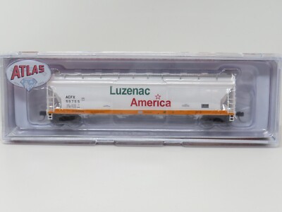 Atlas N 50006074 Luzenac Pressureaide ACFX Centerflow Covered Hopper Freight Car