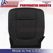 2013 To 2016 For Ford F250 F350 Platinum Passenger Bottom Leather Seat Cover Blk 2013 To 2016 For Ford F250 F350 Platinum Passenger Bottom Leather Seat Cover Blk