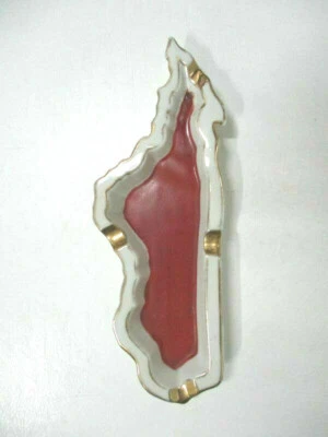 Cendrier en porcelaine : " La Corse " - Photo 1/3