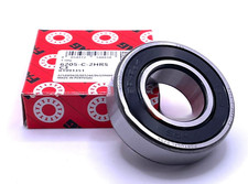 FAG 6205 2RS C3 DEEP GROOVE BALL BEARING RUBBER SEALED 25x52x15mm 6205-C-2HRS C3