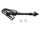 Classic Car Black Narrow Head Radio Aerial Antenna Wing Mount