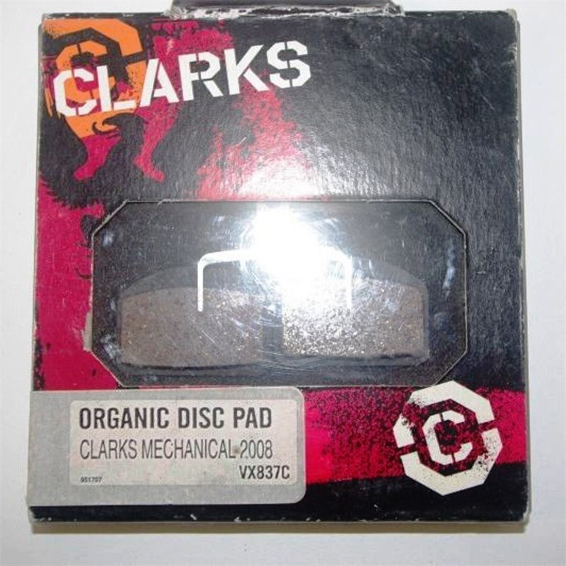 Clarks CMD-6 Organic Disc Brake Pads VX837C.