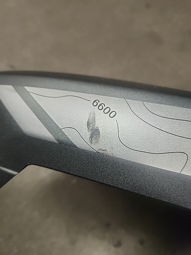 17-25 Honda Rubicon Foreman 520 500 LEFT FRONT FENDER Silver - Bild 3 von 3