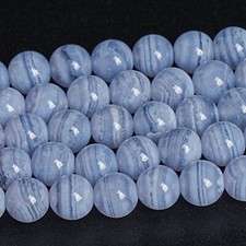 5MM Natural Blue Lace Agate Beads Grade AAA Round Gemstone Loose Beads