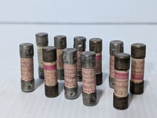 Lot of 11 Gould Shawmut TRM1/2 Fuses, 1/2A, 250VAC  Returns