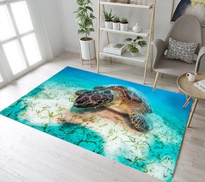 Undersea Deep Sea Turtle Area Rugs Kids Bedroom Carpet Living Room Floor Mat Rug Ebay