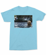 Friday the 13th Jason Camp Crystal Lake Men's Blue Shirt Size XL