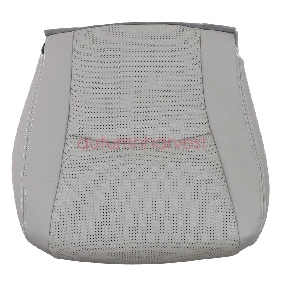 Cubierta de asiento de cuero gris inferior para conductor pasajero Toyota Highlander 2008-2013 Foto 4 de 4
