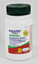 Equate Headache Relief Excedrin Extra Strength 200 Caplet New Free Ship 01/2027