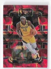 2023-24 Panini Select Pascal Siakam #8 Red Ice Prizm Concourse Pacers