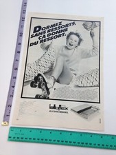 Vintage Ad Publicite Presse Lattoflex boy bed roller skates photo French Ad 80's