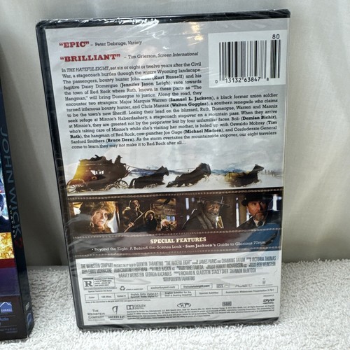 John Wick 2 And The Hateful Eight DVDs Keanu Reeves - Picture 5 of 5