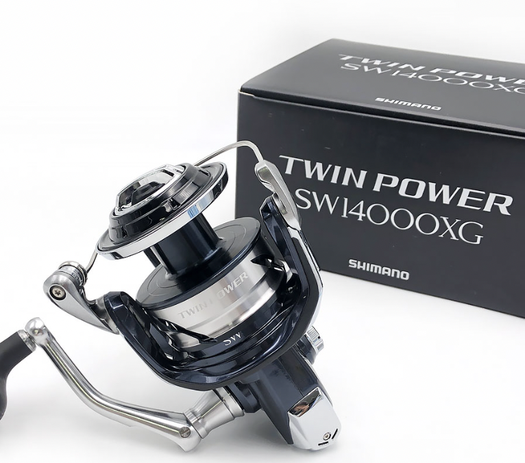 Shimano Twin Power SW Spinning Reel 21 14000XG NEW from Shimano Twin Power SW Spinning Reel 21 14000XG NEW from