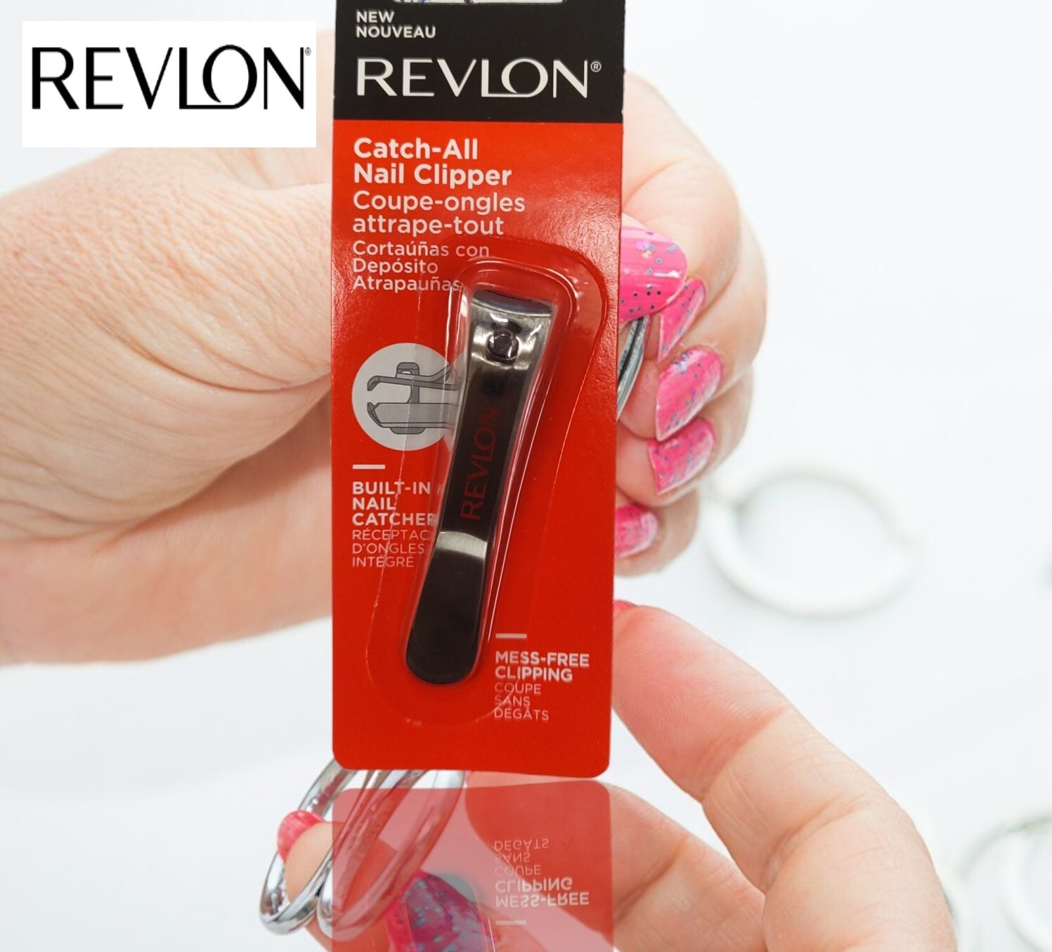 МАШИНКА ДЛЯ СТРИЖКИ НОГТЕЙ REVLON CATCH ALL - 12060- НОВАЯ