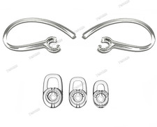 2 Earhooks and 3 S/M/L Eartips Set for Plantronics M25, M70, M90, M95, and M165