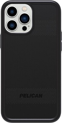 Pelican Protector iPhone 13 Pro Case Black Slim Dual Layer Non Slip Grip