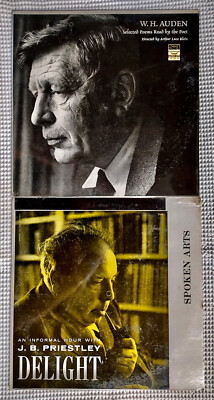 W. H. AUDEN   J. B. PRIESTLEY Orig SPOKEN ARTS Mint Sealed Mono Vinyl 2LP