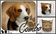 Beagle "for Dog Lovers Only" Mouse Pad and Mug Combo Set