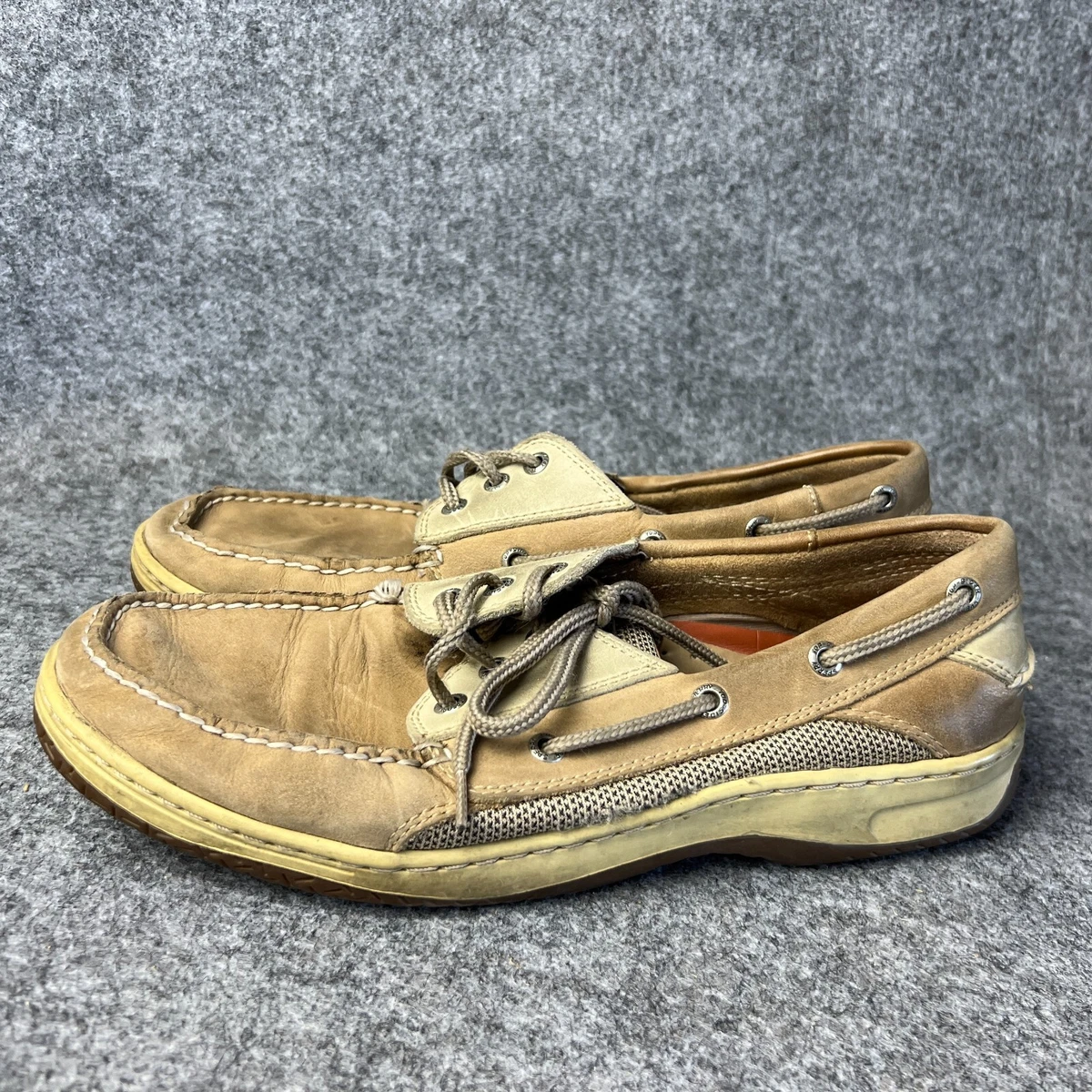 Sperry Top Sider Cup Collection CH196 Mens 10 Brown Leather Boat
