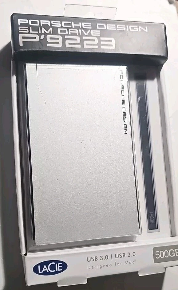 LaCie Porsche Design P'9223 500GB USB 3.0 Slim Solid State Drive - NEW - Image 3 of 4