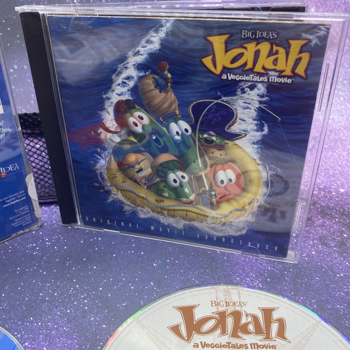 Lot of 2 VeggieTales CD's Big Ideas Jonah Soundtrack And