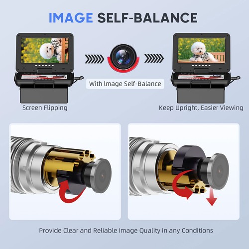 40M Sewer Drain Pipe Inspection Camera with 512hz Locator Self Leveling 10inch - Picture 19 of 23