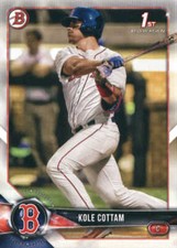 2018 Bowman Draft #BD69 Kole Cottam