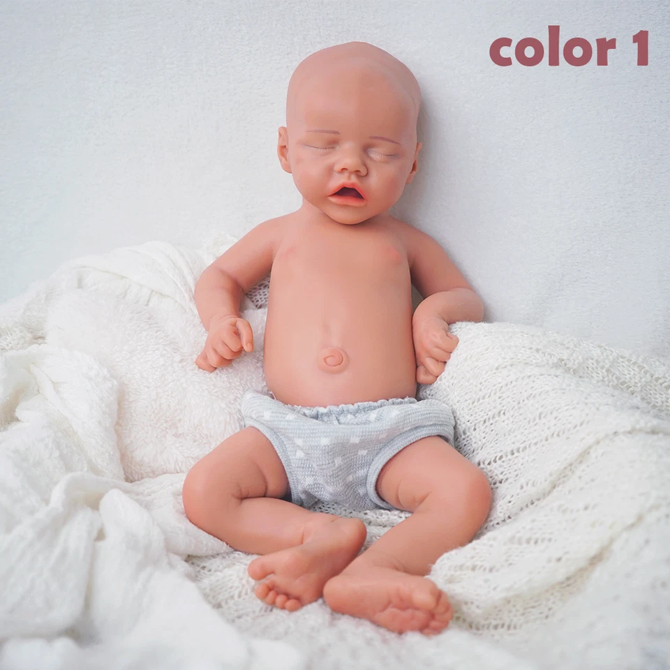 17.71'' feste silikon puppe silikon wiedergeboren puppe silikon mädchen puppe sp - Bild 4 von 4