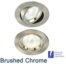 FIXED OR TILT DIE CAST TWIST LOCK GU10 MAINS 240V DOWNLIGHT RECESSED SPOTLIGHT