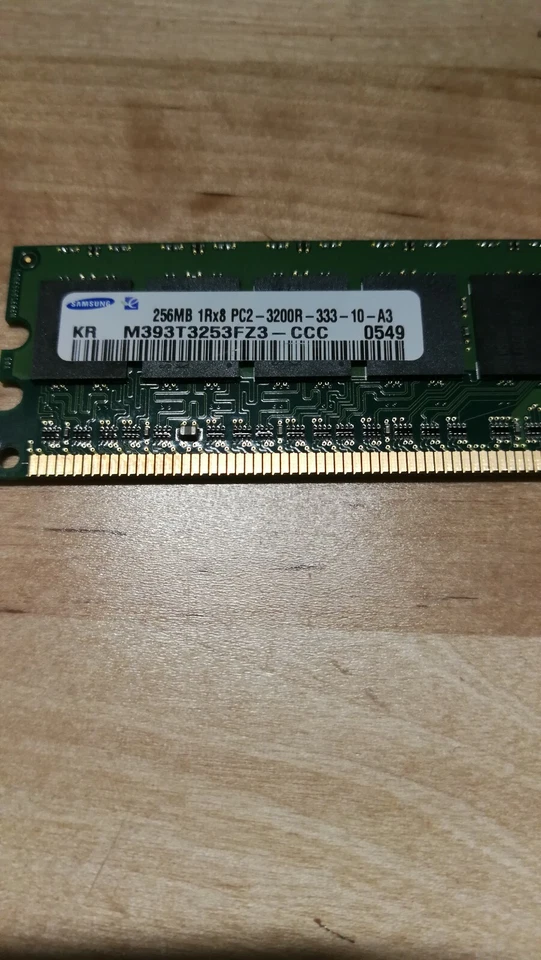 Memoria Controlador Raid M393T3253FZ0-CCC o M393T3253FZ3-CCC Perc 5i Sas Pci-e Foto 4 de 4