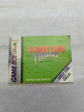 Donkey Kong Country GBC Nintendo Game Boy Color - Manual Only