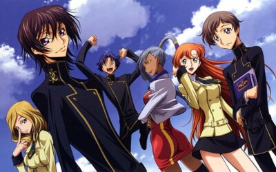 Anime hangyaku no lelouch r2 geass illustration Stitched Gaming Mat Desk