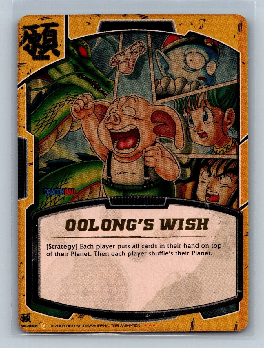 Dragon Ball Z CCG - Oolong's Wish WI-002 - Super Rare - Bandai