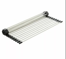 Signature Hardware SHWORKRM Workspace Drain Board Rolling Mat, Stainless Steel