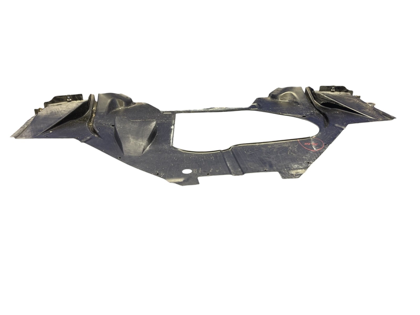 2008-2015 AUDI R8 UNDERBODY FLOOR PAN SPLASH SHIELD TRIM PANEL *TEAR*