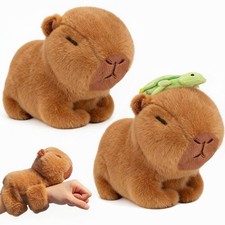 2 Pcs Animal Slap Bracelets Capybara Plush , Cute Capybara Slap Bracelet 9'' ...