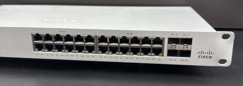 Cisco Meraki MS125-24P 24-port Gigabit PoE+ 4-port SFP+ 10Gb Switch *Unclaimed* - Picture 3 of 6