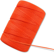 Mason Line 18, 500 Ft Orange String, Construction Twine for Gardening  Masonry