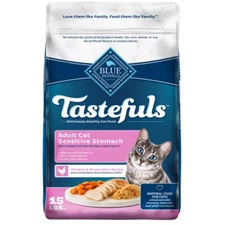 Blue Buffalo Chicken Sensitive Stomach Natural Adult Dry Cat Food - 15lbs