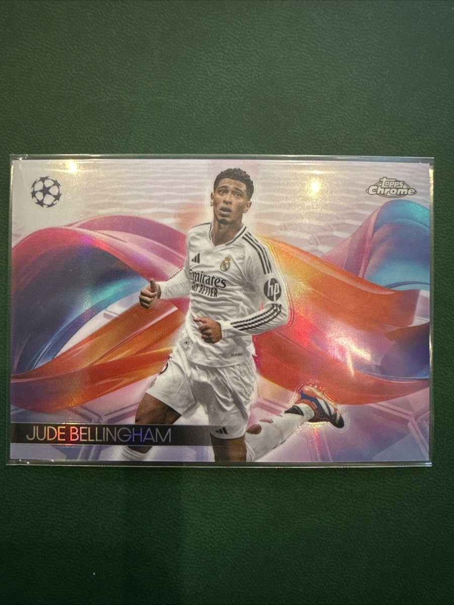Jude Bellingham 2024-25 Topps Chrome UEFA Helix Case Hit SSP #H-5