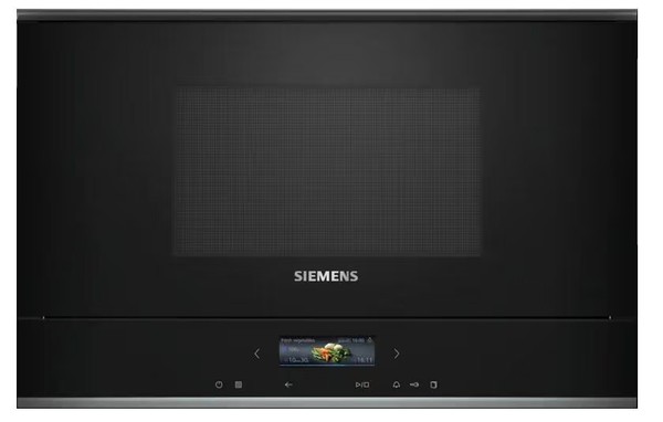 Siemens BF722R1B1 Iq700 Einbau Mikrowelle, 59,4 Cm Breit, 900 W, 21 L, Tft Touch-image