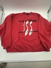 VTG 80s With an Attitude University Of Utah Football Sweatshirt NCAA XL USA made