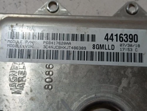 P68417620AA Motorsteuergerät für JEEP COMPASS (MP) Business 4x2 2019 7243955 - Bild 2 von 10