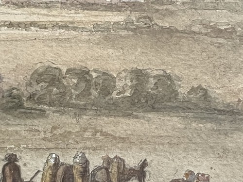 XIX secolo - Monogramma - Scena topografica - Cerchio di Edoardo Lear - Opera rara - Foto 11 di 15