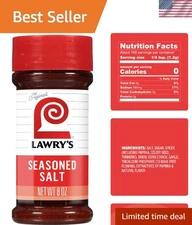Versatile Lawry’s Seasoned Salt - Kosher, No MSG, 8 oz Culinary Essential
